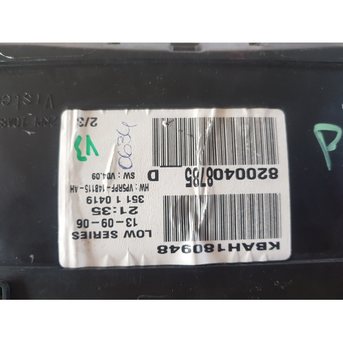 8200408785 QUADRO STRUMENTI CONTACHILOMETRI RENAULT MEGANE 1.5 78KW 5P D 6M (2006)