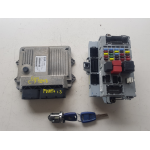55195817 Kit Chiave ECU Accensione CENTRALINA Fiat Punto 188 Res 1.3 Mjet 16V 51kw 2006 51744898