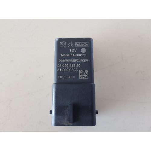 9809931580 CENTRALINA PRERISCALDAMENTO CANDELETTE FORD FIESTA 1.5 D 55KW 2015 51299080A 