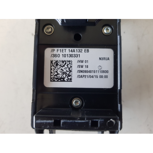 F1ET-14A132-EB COMANDO INTERRUTTORE PULSANTIERA ALZAVETRI ANTERIORE SX FORD FIESTA 2015