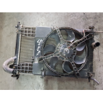 96808149  KIT RADIATORI RADIATORE COMPLETO DI VENTOLA CHEVROLET AVEO 1.2 B 2009 B12D1 96878650 96878657