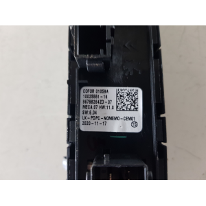 96788264ZD -07 PULSANTIERA COMANDO ALZA VETRO ANTERIORE SINISTRA PEUGEOT 208
