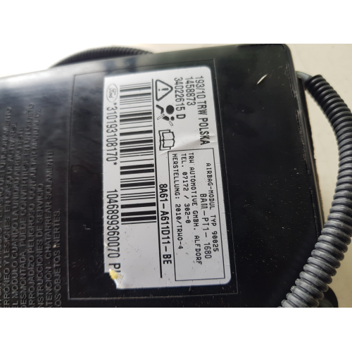 8A61-A611D11-BE AIRBAG SEDILE ANTERIORE SINISTRO SX FORD FIESTA 2010 34022615 D 