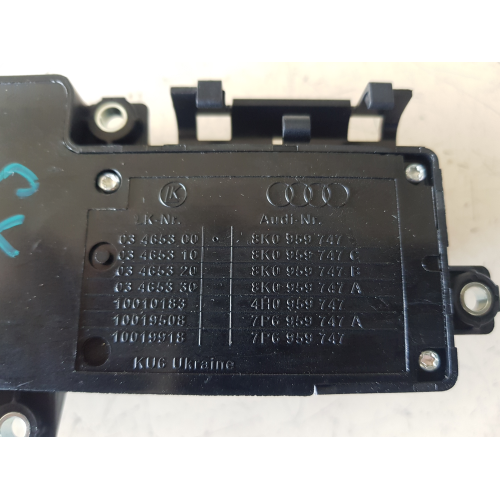 8K0959747 COMANDO INTERRUTTORE REGOLAZIONE SEDILE AUDI A5 SPORTBACK 2.0 D 130KW 177CV ANNO 2012 CGL