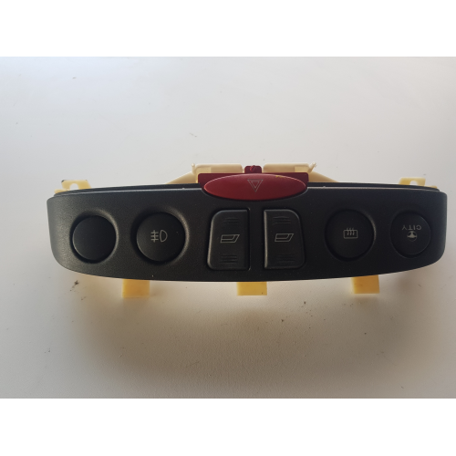 COMANDO LUCI VETRI ELETTRICI 4 FRECCE INTERRUTTORE CONSOLLE PER FIAT PUNTO 188