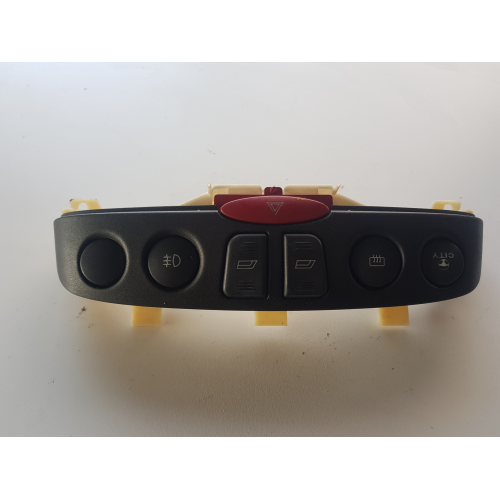 COMANDO LUCI VETRI ELETTRICI 4 FRECCE INTERRUTTORE CONSOLLE PER FIAT PUNTO 188