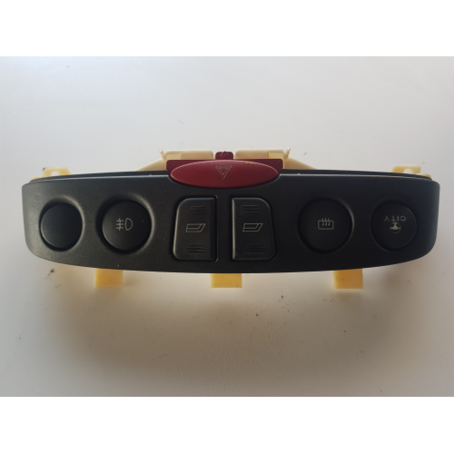 COMANDO LUCI VETRI ELETTRICI 4 FRECCE INTERRUTTORE CONSOLLE PER FIAT PUNTO 188