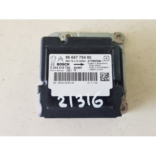 9666775480 CENTRALINA BOSCH AIRBAG PEUGEOT 3008 2.0 D 120KW 0285010704