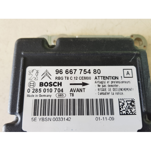 9666775480 CENTRALINA BOSCH AIRBAG PEUGEOT 3008 2.0 D 120KW 0285010704
