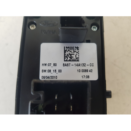 8A6T-14A132-CC PULSANTIERA COMANDO ALZAVETRO ANTERIORE SINISTRA FORD FIESTA 2010
