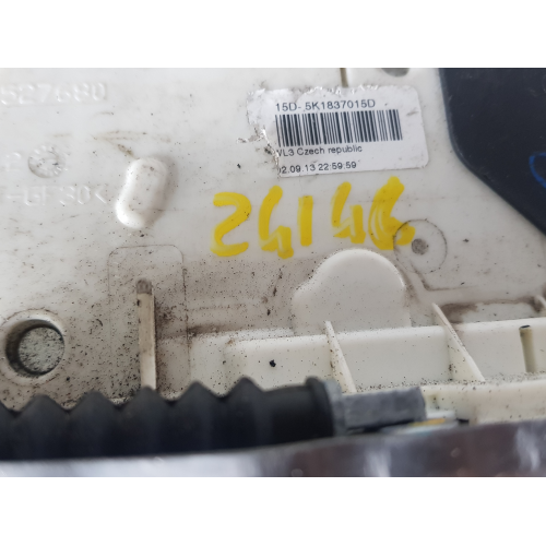 5K1837015D CHIUSURA SERRATURA PORTA ANTERIORE SINISTRA VOLKSWAGEN POLO 6R 2012