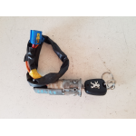 BLOCCO BLOCCHETTO DI AVVIAMENTO CON CHIAVE PEUGEOT 206 1.1 B 44KW 2002