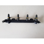 03690501AG FLAUTO TUBO INIEZIONE CON SERIE INIETTORI BENZINA VOLKSWAGEN POLO 1.4 B 55KW 036133319 036133320 