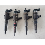 0445110075 4 INIETTORI BOSCH PEUGEOT CITROEN FORD 1.4 HDI TDCI FIESTA C2 C3 307
