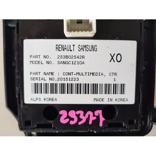 253B02542R COMANDO INTERRUTTORE NAVIGATORE RENAULT MEGANE 1.5 D 81KW 2016