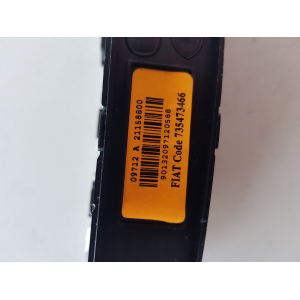 735473466 PULSANTE COMANDO INTERRUTTORE CITY LANCIA DELTA 1.4 B 2012  