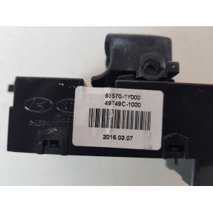 93570-1Y000 COMANDO ALZAVETRO ANTERIORE SINISTRO KIA PICANTO 2013   49749C-1000