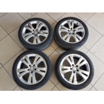 A2044010402 4 CERCHI MERCEDES CLASSE C 2010 CON GOMME BRIDGESTONE 225 45 R17 DOT0217