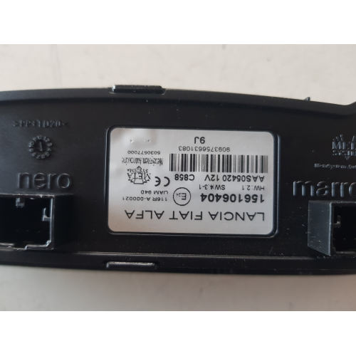 156106404 COMANDO INTERRUTTORE ALFA ROMEO GIULIETTA 1.6 D 88KW 2019