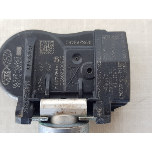 S180052092C 52933-3N100 52933-2M650 SENSORE DI PRESSIONE PNEUMATICI KIA VENGA 1.4 B 66,20KW 2016