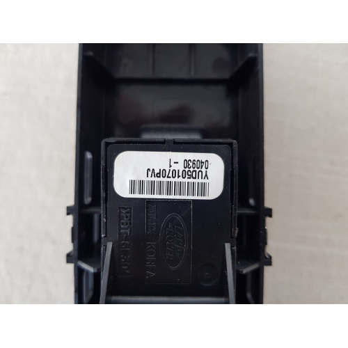 YUD501070PVJ PULSANTIERA ALZAVETRO ANTERIORE DESTRO LAND ROVER DISCOVERY 3 2.7 D 140KW 2005