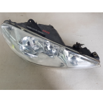 9628666780 FARO FANALE PROIETTORE LUCE ANTERIORE DESTRO PEUGEOT 206 1.4 B 55KW 2002