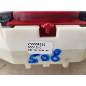 735359889 COMANDO MULTIFUNZIONE ANTERIORE CRUSCOTTO CENTRALE FIAT PUNTO 1.2 B 44KW 2009
