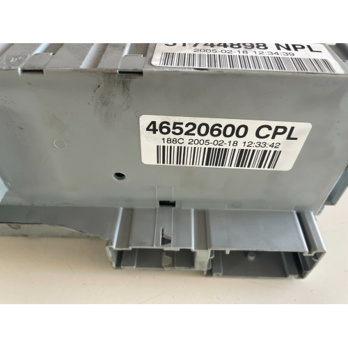51744898 46520600   CENTRALINA BODY COMPUTER FIAT PUNTO 188 1.3 D 2006 