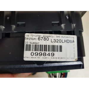 YUD501770 PANNELLO DI CONTROLLO RANGE ROVER SPORT LAND ROVER 2.7 D 140KW 2008 276DT   8H32-14B596-AA 099849 6780