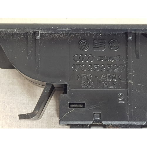 1F0959527 PULSANTE ALZAVETRO ANTERIORE POSTERIORE VOLKSWAGEN TOURAN 2005  