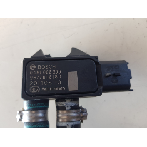 9677816180 SENSORE DI PRESSIONE SCARICO PEUGEOT 208 1.5 d 75kw 2020 0281006300 