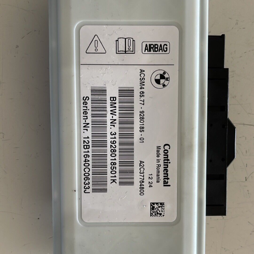 65.77-9280185-01 CENTRALINA AIRBAG BMW X3 F25 2.0 D 2013 A2C37764800