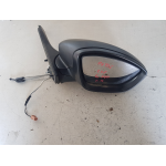 SPECCHIO SPECCHIETTO RETROVISORE MANUALE ESTERNO DESTRO PEUGEOT 208 1.2 B 82CV 60kW 2015 4PIN 