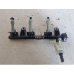 23814-0Q010-A TUBO INIEZIONE CON SERIE INIETTORI BENZINA TOYOTA AYGO 1.0 B 50KW 2009 23250-0Q010