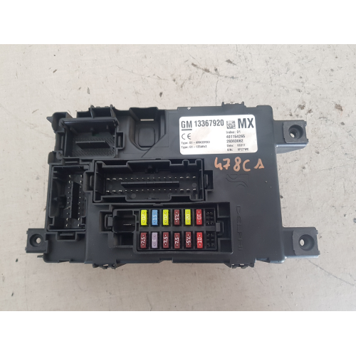 13367920 CENTRALINA FUSIBILIERA SCATOLA FUSIBILI RELÈ OPEL CORSA 1.3 D 70KW 2011