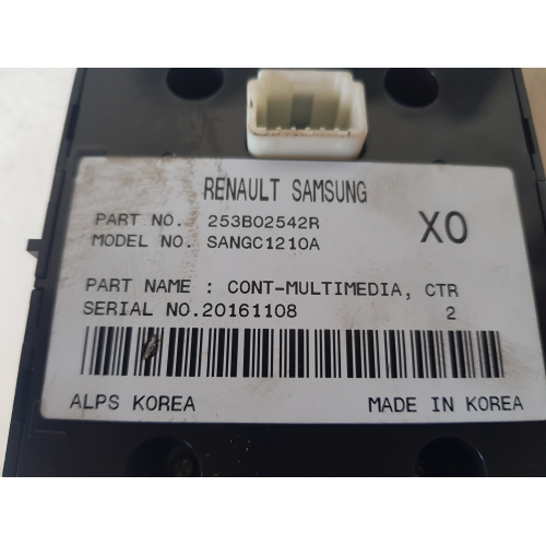 253B02542R COMANDI NAVIGATORE RENAULT Grand Scenic Serie 2010