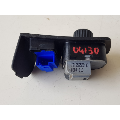 1T1959552K COMANDO REGOLAZIONE SPECCHIO RETROVISORE VOLKSWAGEN CADDY 3 2.0 EcoFuel 109CV 80 kW 2014 