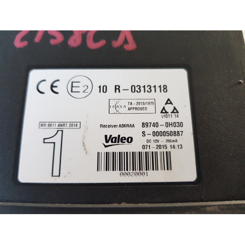 89740-0H030 CENTRALINA MODULO DI CONTROLLO TOYOTA AYGO 1.0 B 51KW 2015