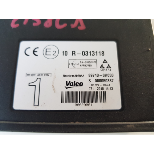 89740-0H030 CENTRALINA MODULO DI CONTROLLO TOYOTA AYGO 1.0 B 51KW 2015
