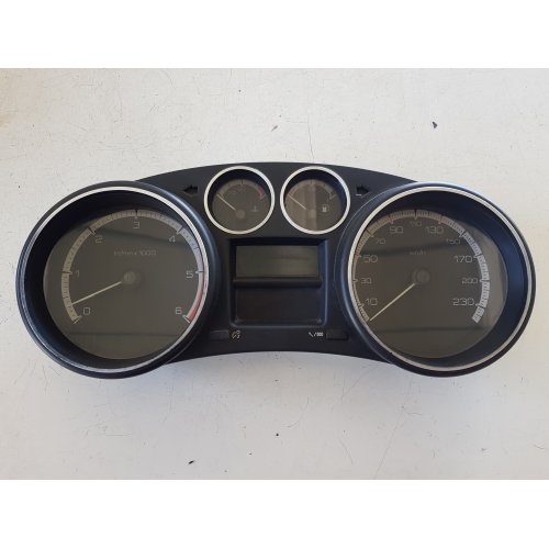 9665107480 QUADRO STRUMENTI CONTACHILOMETRI PEUGEOT 308 (T7) 1.6 HDI 16V MAN 5M 90CV 2009 5P BERL