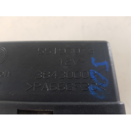 55193073 CENTRALINA PRERISCALDAMENTO CANDELETTE FIAT 500 1.3 D 2008 38430003