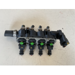 110R-000057 67R-010233 KIT 4 INIETTORI GPL LANDI RENZO ATTACCO BOSCH TAPPO VERDE