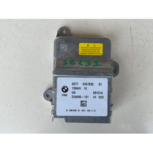 9367835 CENTRALINA AIRBAG BMW SERIE 2 1.6 D 85KW 2015 216D B37C15A 01 130441 10 234699-101