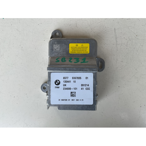 9367835 CENTRALINA AIRBAG BMW SERIE 2 1.6 D 85KW 2015 216D B37C15A 01 130441 10 234699-101