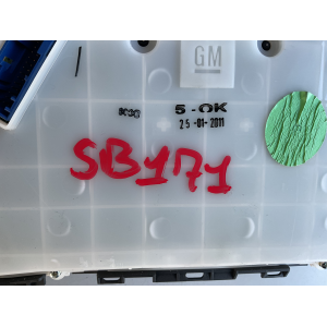 13346184 QUADRO STRUMENTI CONTACHILOMETRI OPEL MERIVA B 1.7 CDTI ANNO 2010