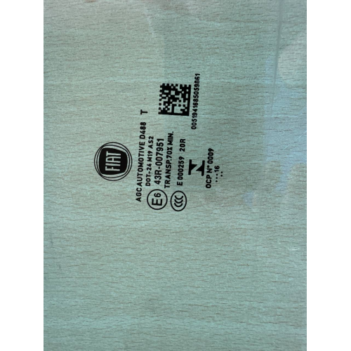 VETRO SCENDENTE PORTA POSTERIORE DESTRO FIAT 500 X