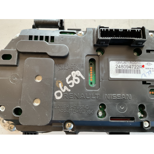 248094722R QUADRO STRUMENTI VEGLIA CONTACHILOMETRI KM RENAULT CAPTUR II 1.0 TCE B GPL 74KW ANNO 2022 
