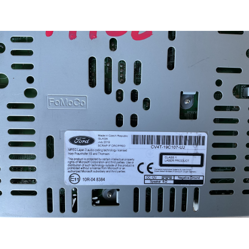 CV4T-19C107-UJ RADIO STEREO Ford Kuga 2.0 tdci 103kw ANNO 2015 
