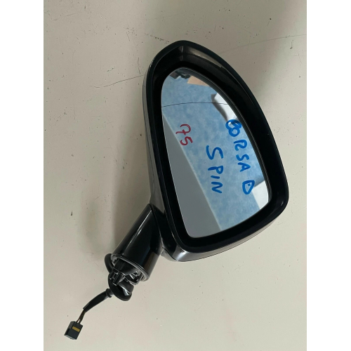 468435664 SPECCHIO SPECCHIETTO RETROVISORE ESTERNO SINISTRO OPEL CORSA D 5 PIN   2011