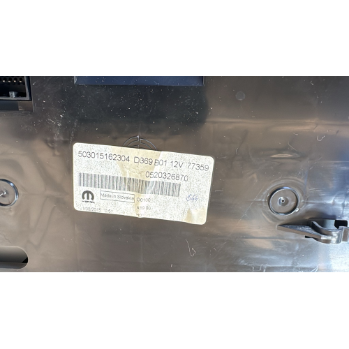 0520326870 QUADRO STRUMENTI VEGLIA CONTACHILOMETRI KM FIAT DOBLO 1.4 B 88KW 2013